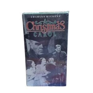 A Christmas Carol original black an white version vhs tape New In Packaging